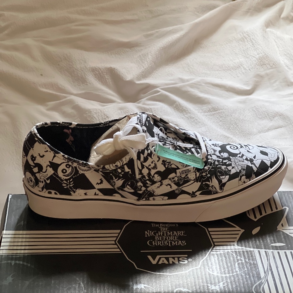 Vans, Disney multi checker nightmare before Christmas themed shoes